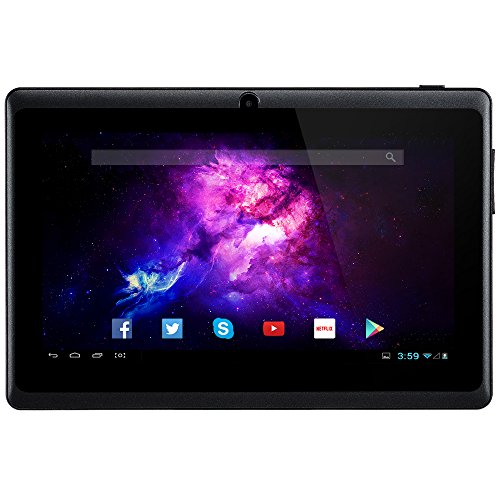 Alldaymall-A88X-Tablet-de-7-pulgadas-Bluetooth-HD-1024X600Quad-Core-CPU-Android-442-KitKat-8GB-FLASH-doble-cmara-WiFi-Soporte-Netflix-flash-Skype-Negro-0