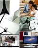 BESTEK-Soporte-con-tres-repisa-para-iPad-Air-iPad-mini-iPad-234-y-con-metal-brazo-flexible-de-360-grado-de-rotacin-montado-en-sof-lado-de-cama-cocina-oficinacuando-ponga-iPad-en-el-soporte-no-puede-ll-0-7